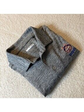 Columbia Golf UConn Huskies Polo Men L Gray Omni-Wick Final Round NCAA